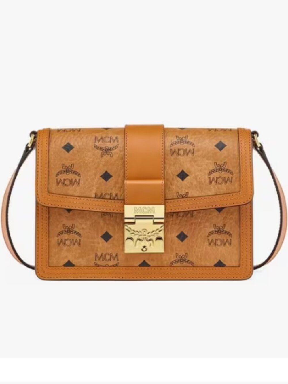 MCM Tracy Shoulder Bag in Visetos - Picture 1 of 7